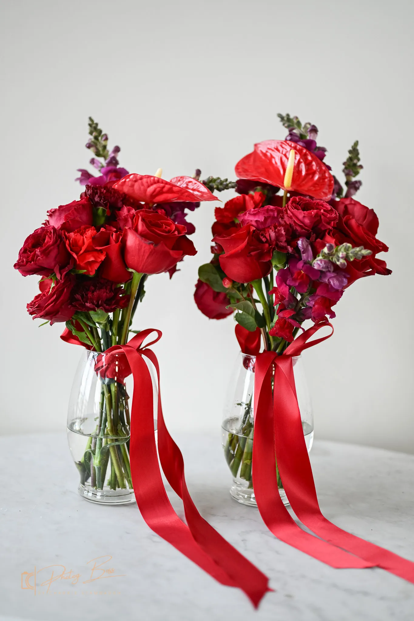 Bridal bouquet with wedding details at 24 Shelby